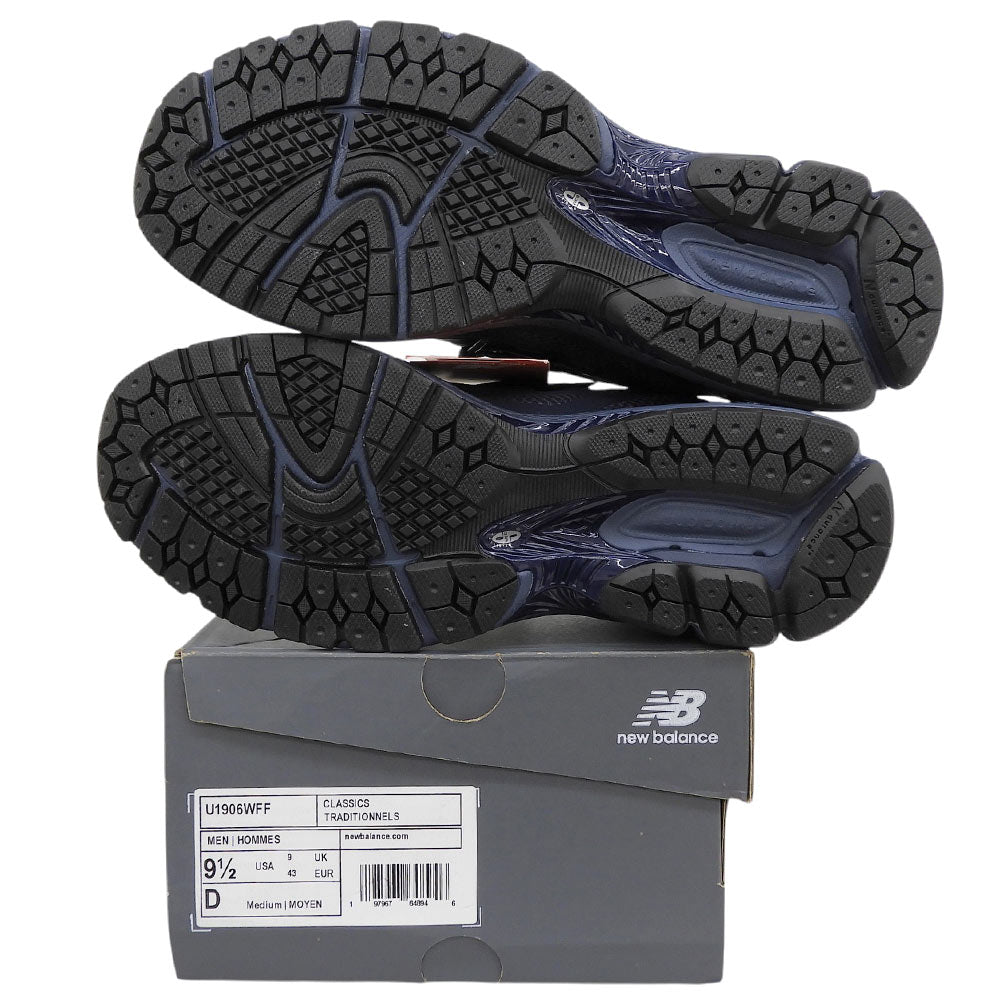 NEW BALANCE ニューバランス 新品同様 Navy メッシュ ローカットスニーカー シューズ メンズ ネイビー 27.5cm U1906WFF 1906W シューズ