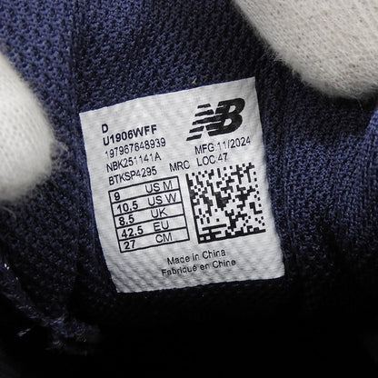 NEW BALANCE ニューバランス 新品同様 Navy メッシュ ローカットスニーカー シューズ メンズ ネイビー 27cm U1906WFF 1906W シューズ