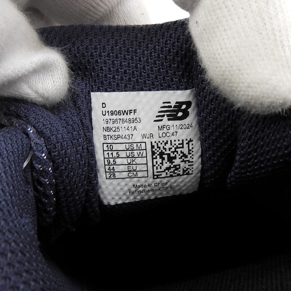NEW BALANCE ニューバランス 新品同様 1906W Navy メッシュ ローカット スニーカー シューズ メンズ ネイビー 28cm U1906WFF シューズ