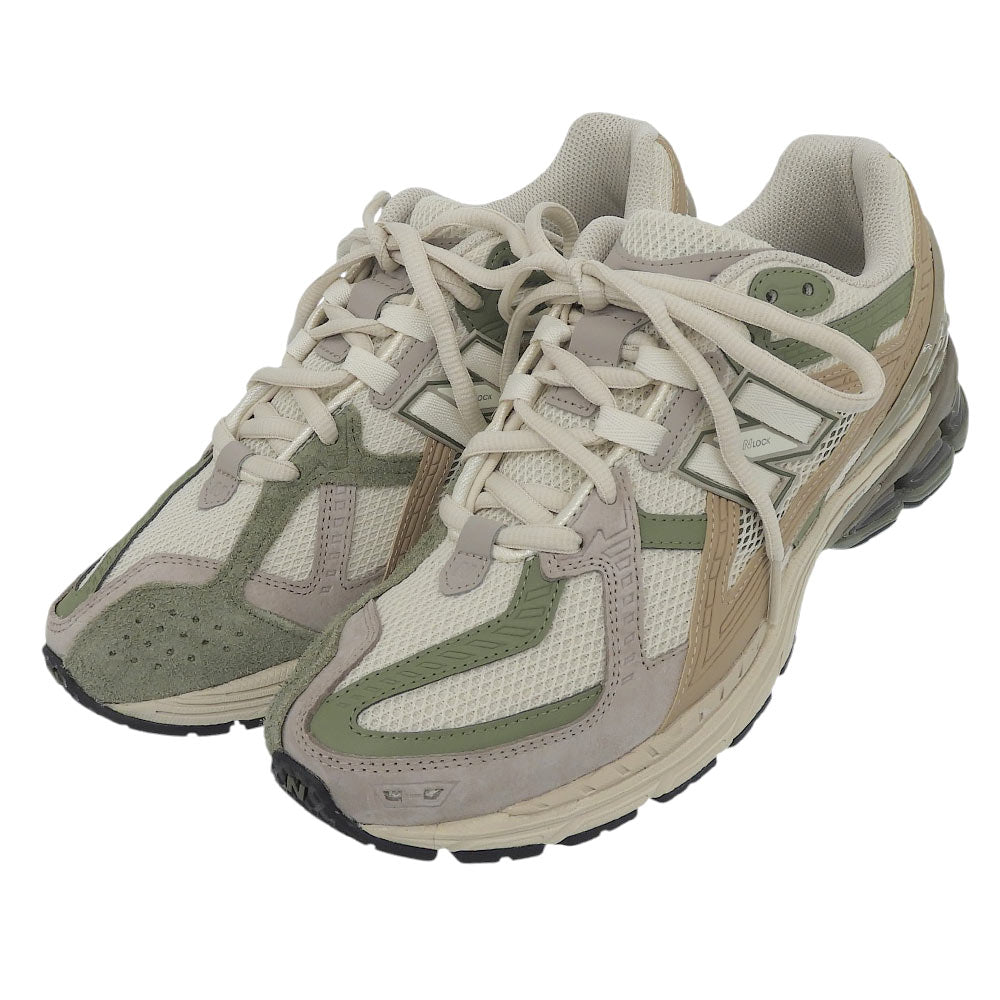 NEW BALANCE ニューバランス 新品同様 Light Beige スエード×メッシュ ローカットスニーカー メンズ マルチカラー 28cm M1906NE 1906N シューズ