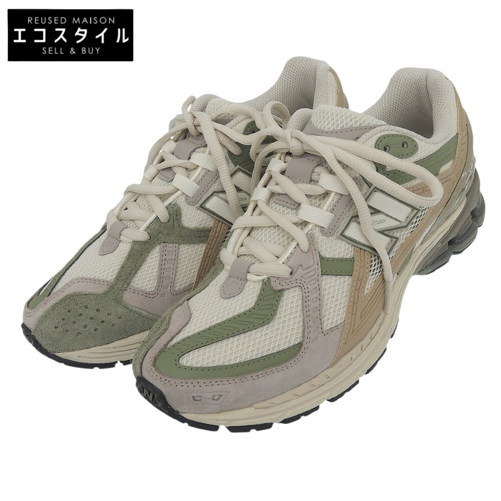 NEW BALANCE ニューバランス 新品同様 Light Beige スエード×メッシュ ローカットスニーカー メンズ マルチカラー 28cm M1906NE 1906N シューズ