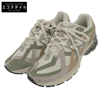 NEW BALANCE ニューバランス 新品同様 Light Beige スエード×メッシュ ローカットスニーカー メンズ マルチカラー 28cm M1906NE 1906N シューズ