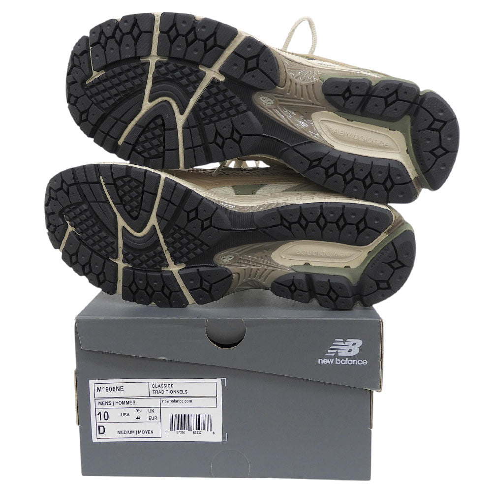 NEW BALANCE ニューバランス 新品同様 Light Beige スエード×メッシュ ローカットスニーカー メンズ マルチカラー 28cm M1906NE 1906N シューズ