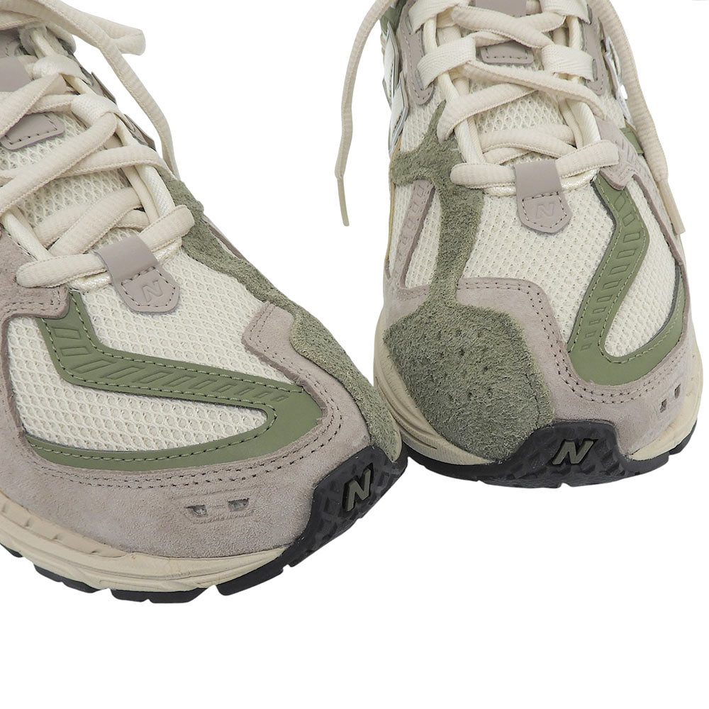 NEW BALANCE ニューバランス 新品同様 Light Beige スエード×メッシュ ローカットスニーカー メンズ マルチカラー 28cm M1906NE 1906N シューズ