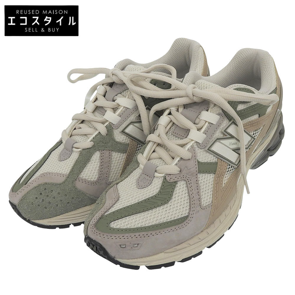 NEW BALANCE ニューバランス 新品同様 Light Beige スエード×メッシュ ローカットスニーカー メンズ マルチカラー 27cm M1906NE 1906N シューズ