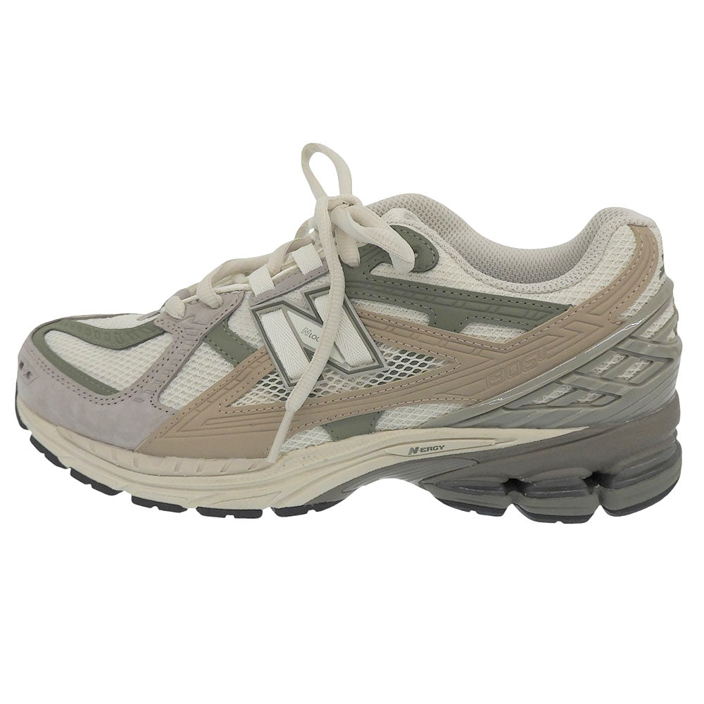 NEW BALANCE ニューバランス 新品同様 Light Beige スエード×メッシュ ローカットスニーカー メンズ マルチカラー 27cm M1906NE 1906N シューズ