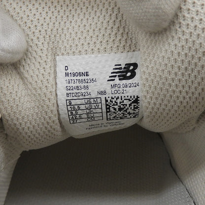 NEW BALANCE ニューバランス 新品同様 Light Beige スエード×メッシュ ローカットスニーカー メンズ マルチカラー 27cm M1906NE 1906N シューズ