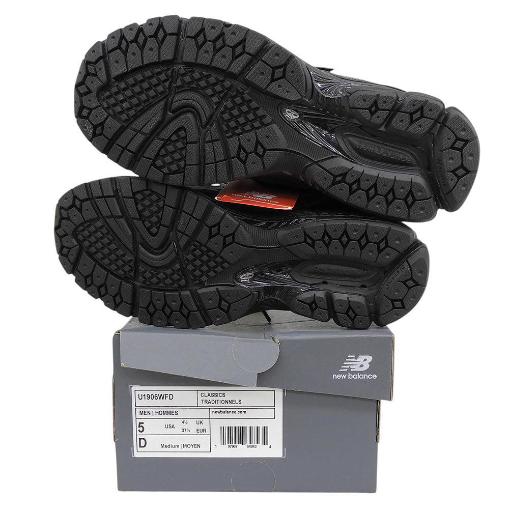 NEW BALANCE ニューバランス 新品同様 メッシュ ローカットスニーカー シューズ レディース ブラック 23.0cm U1906WFD 1906W シューズ