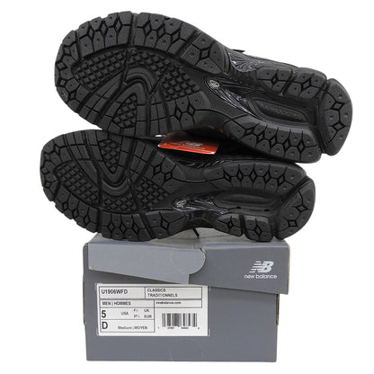 NEW BALANCE ニューバランス 新品同様 メッシュ ローカットスニーカー シューズ レディース ブラック 23.0cm U1906WFD 1906W シューズ