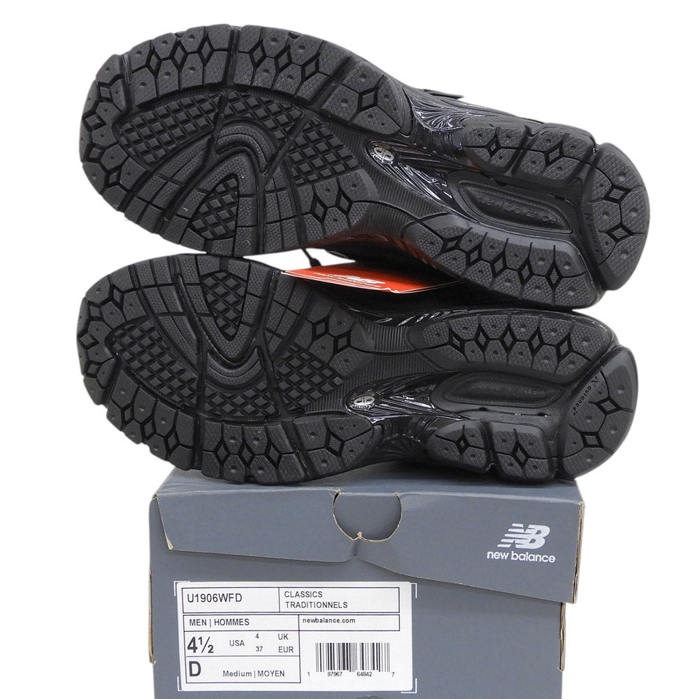 NEW BALANCE ニューバランス 新品同様 1906W メッシュ ローカットスニーカー レディース Black Silver Metallic 22.5cm U1906WFD シューズ