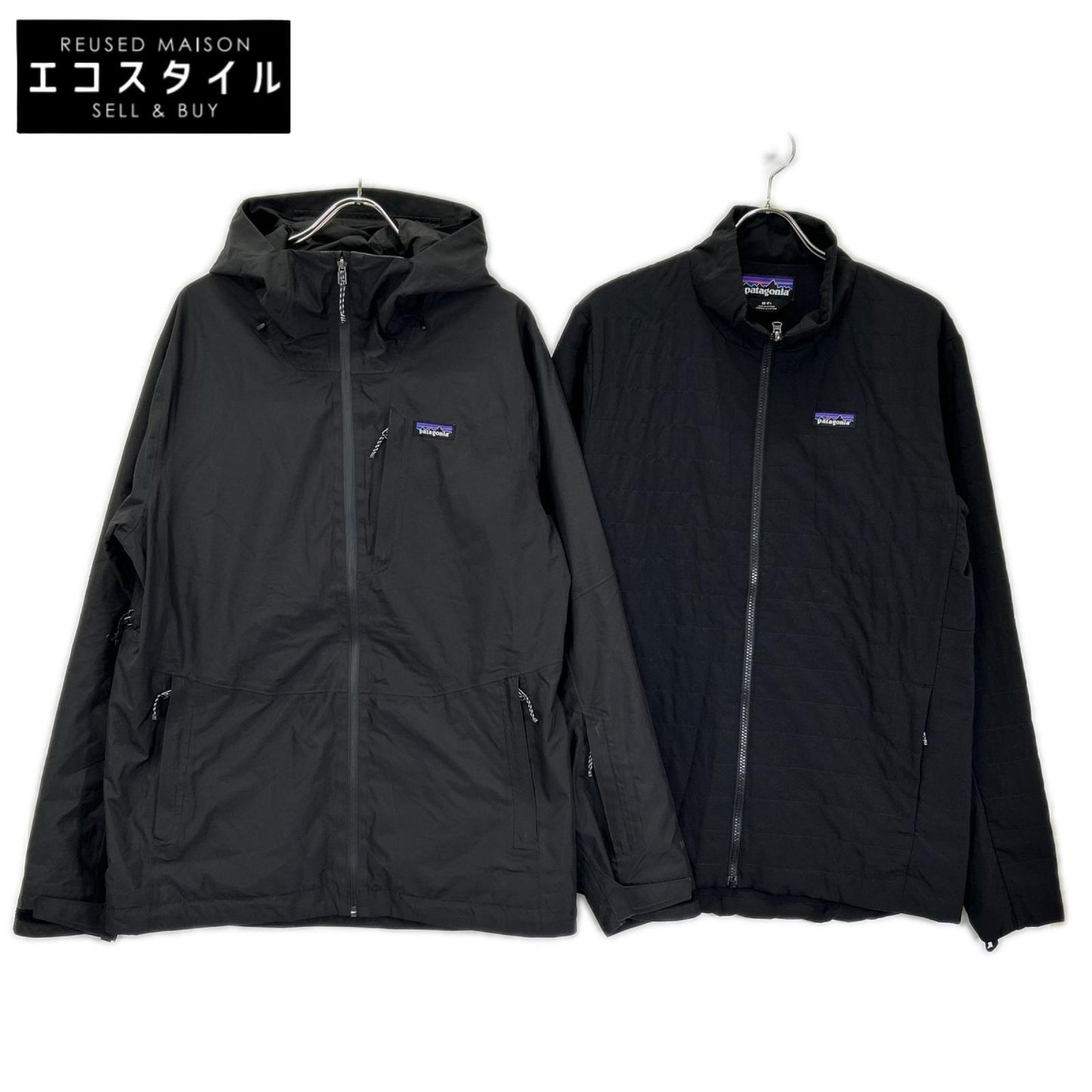 Patagonia パタゴニア 31695FA23 ブラック 3-in-1 Powder Town Jkt ジャケット スーツ セットアップ