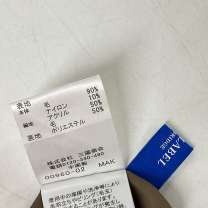 BLUE LABEL CRESTBRIDGE ブルーレーベルクレストブリッジ ピンク クレストブリッジチェックループヤーンツィードドレス ワンピース