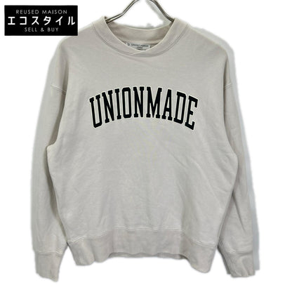 UNION LAUNCH ユニオンランチ 【IENA別注】ベージュ コットン フロントプリント スウェット トップス