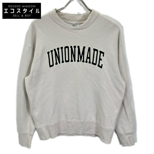 UNION LAUNCH ユニオンランチ 【IENA別注】ベージュ コットン フロントプリント スウェット トップス