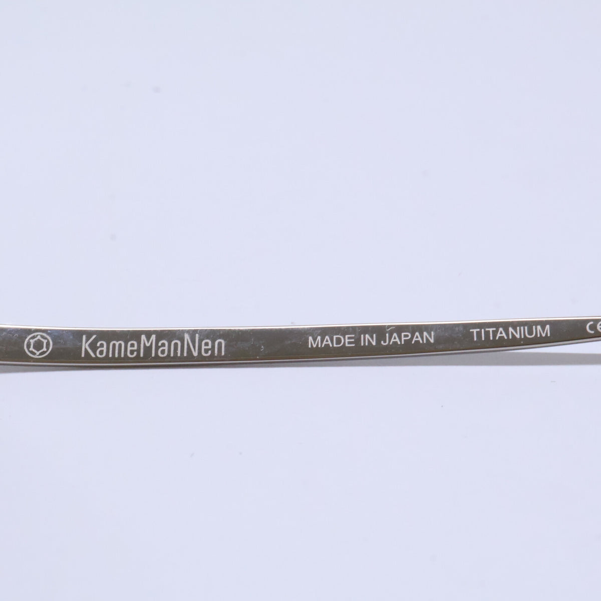 KameManNen カメマンネン 【新品同様】KMN1235 チタン メタルインメタル ストロベリーシェイプ アイウェア/ 眼鏡