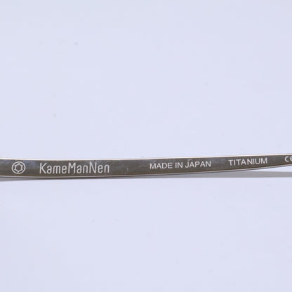 KameManNen カメマンネン 【新品同様】KMN1235 チタン メタルインメタル ストロベリーシェイプ アイウェア/ 眼鏡