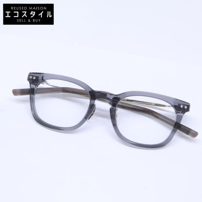 999.9 フォーナインズ 【新品同様】NPM-206 メタルコンビ 逆Rヒンジ ウェリントンシェイプ アイウェア/ 眼鏡