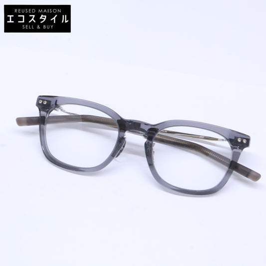 999.9 フォーナインズ 【新品同様】NPM-206 メタルコンビ 逆Rヒンジ ウェリントンシェイプ アイウェア/ 眼鏡