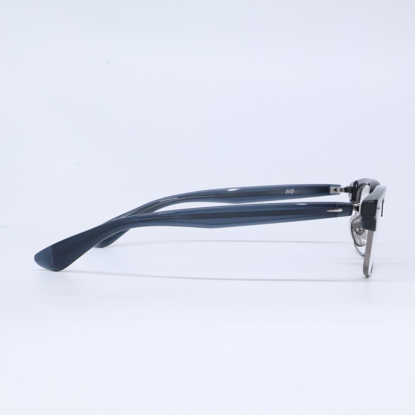 999.9 フォーナインズ 【新品同様】M-98 メタルコンビ 逆Rヒンジ サーモントブロー アイウェア/ 眼鏡