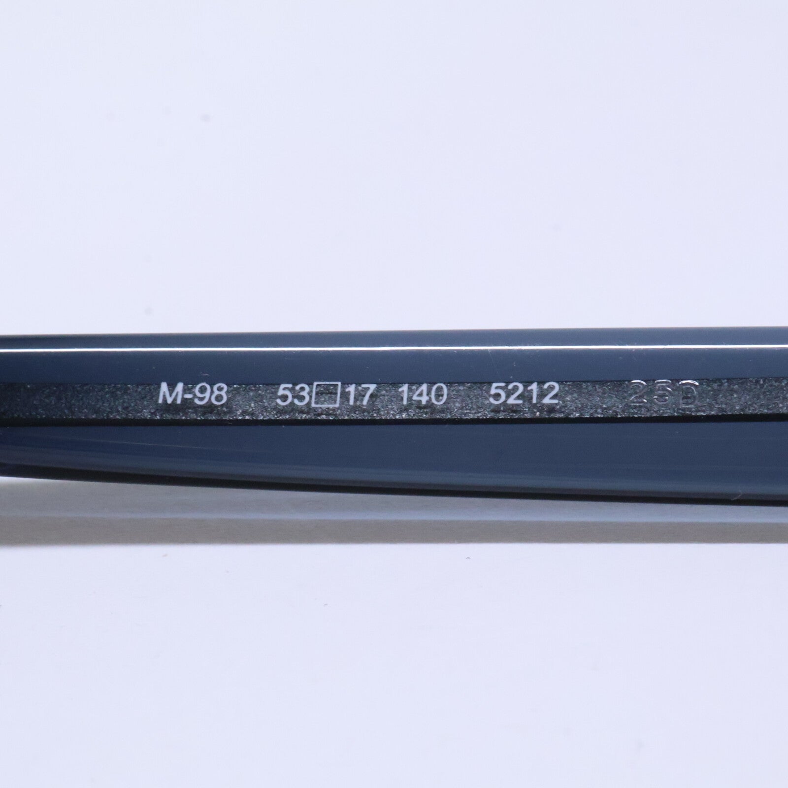 999.9 フォーナインズ 【新品同様】M-98 メタルコンビ 逆Rヒンジ サーモントブロー アイウェア/ 眼鏡