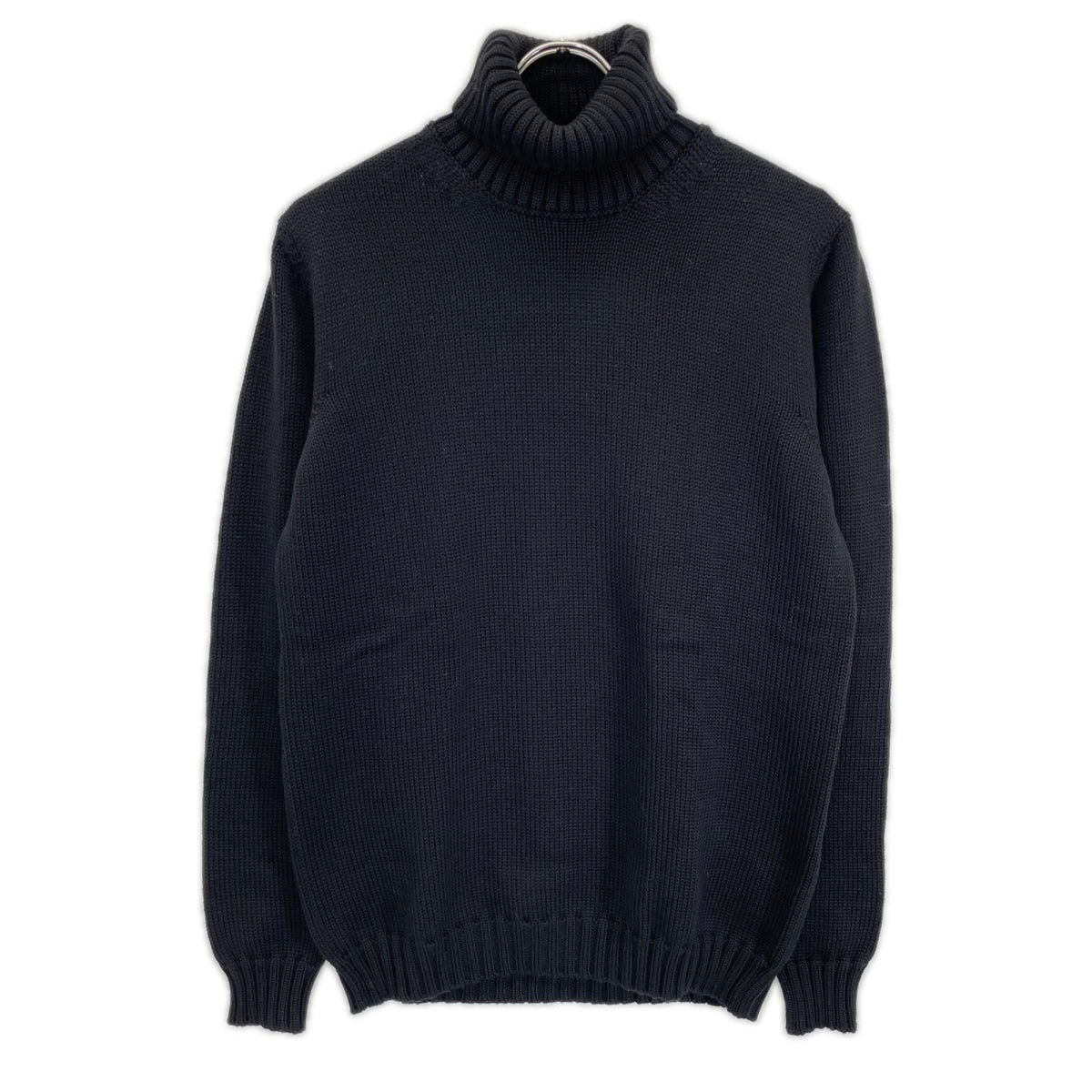ROBERTO COLLINA ロベルトコリーナ ブラック ハイネック プルオーバーニットトップス トップス