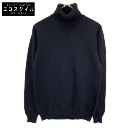 ROBERTO COLLINA ロベルトコリーナ ブラック ハイネック プルオーバーニットトップス トップス