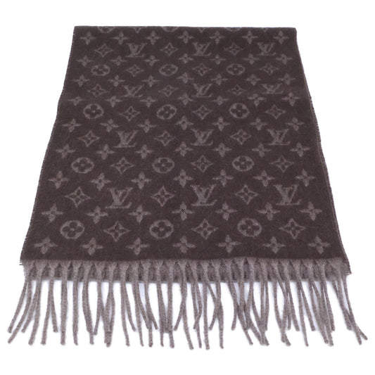 LOUIS VUITTON ルイヴィトン 【美品】M70258 カシミヤ混ウール エシャルプ モノグラム グラディエント マフラー
