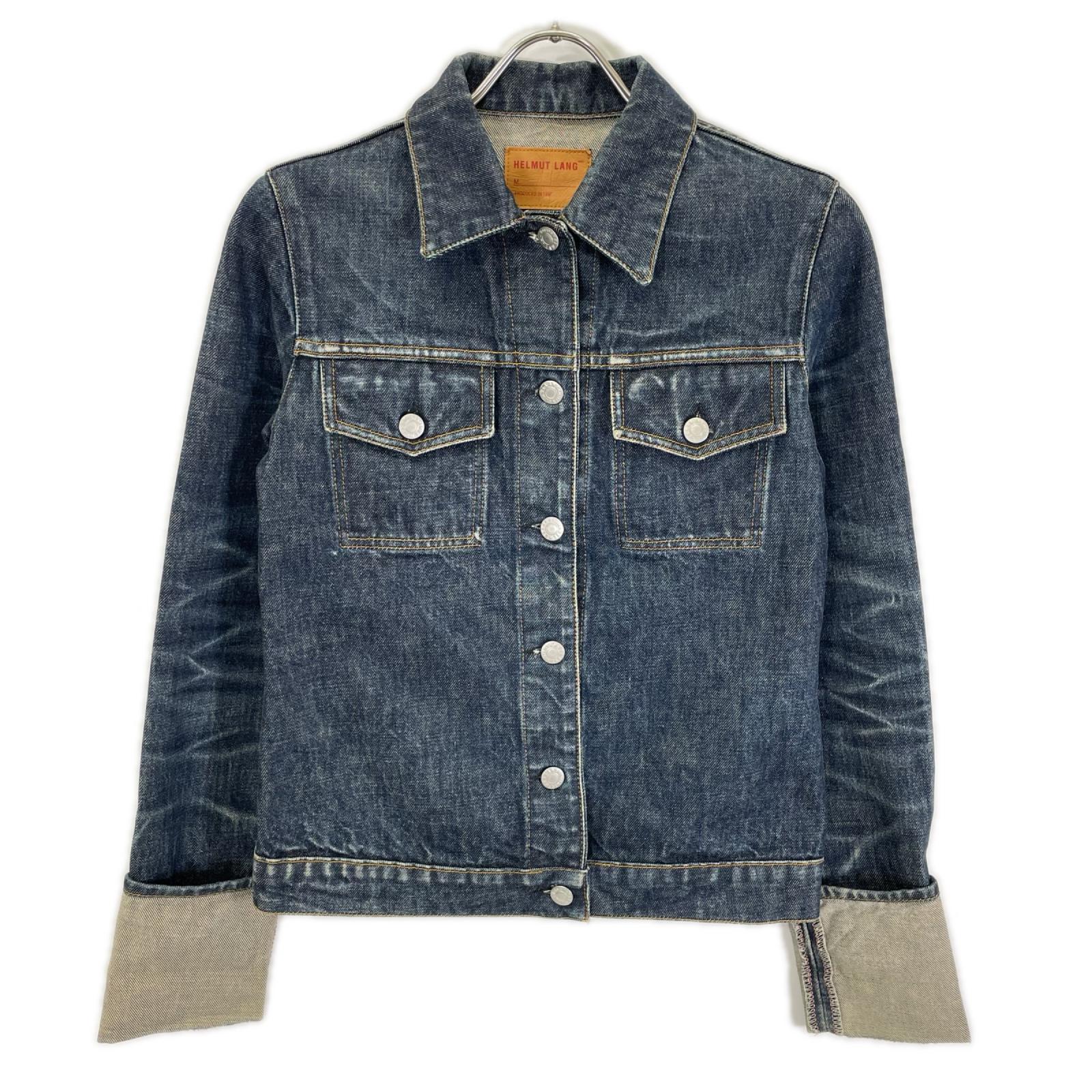 Helmut Lang ヘルムートラング 1997年 本人期 インディゴブルー ロールアップ デニムジャケット ジャケット