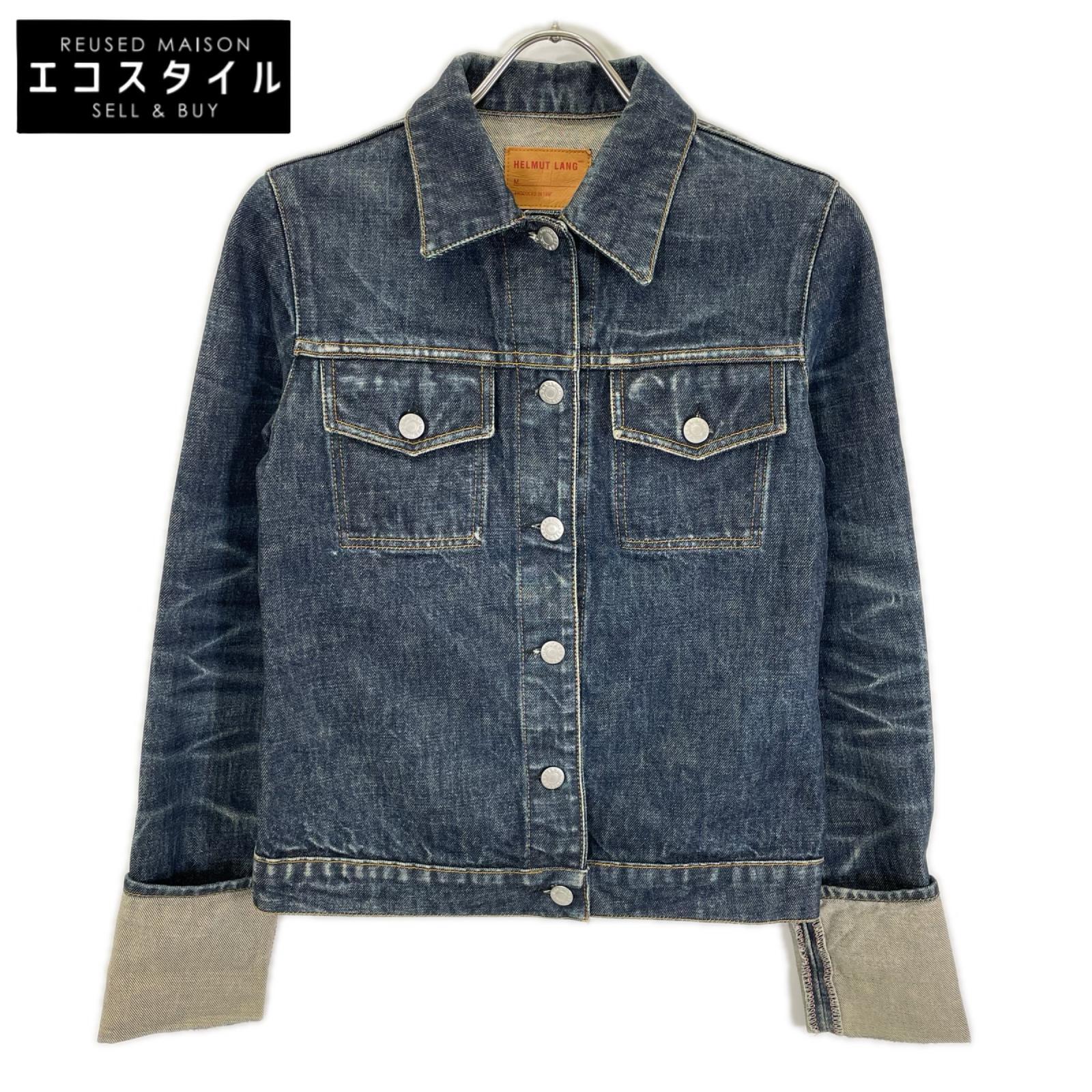 Helmut Lang ヘルムートラング 1997年 本人期 インディゴブルー ロールアップ デニムジャケット ジャケット