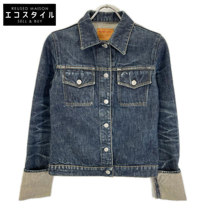 Helmut Lang ヘルムートラング 1997年 本人期 インディゴブルー ロールアップ デニムジャケット ジャケット
