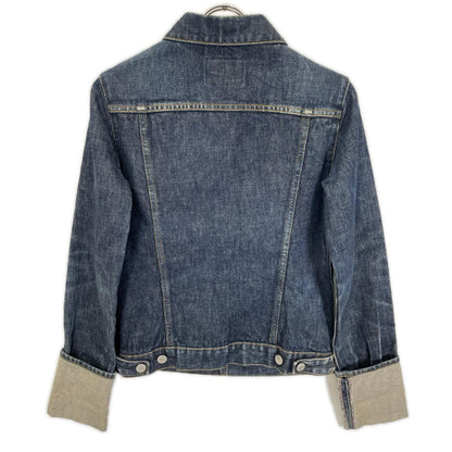 Helmut Lang ヘルムートラング 1997年 本人期 インディゴブルー ロールアップ デニムジャケット ジャケット