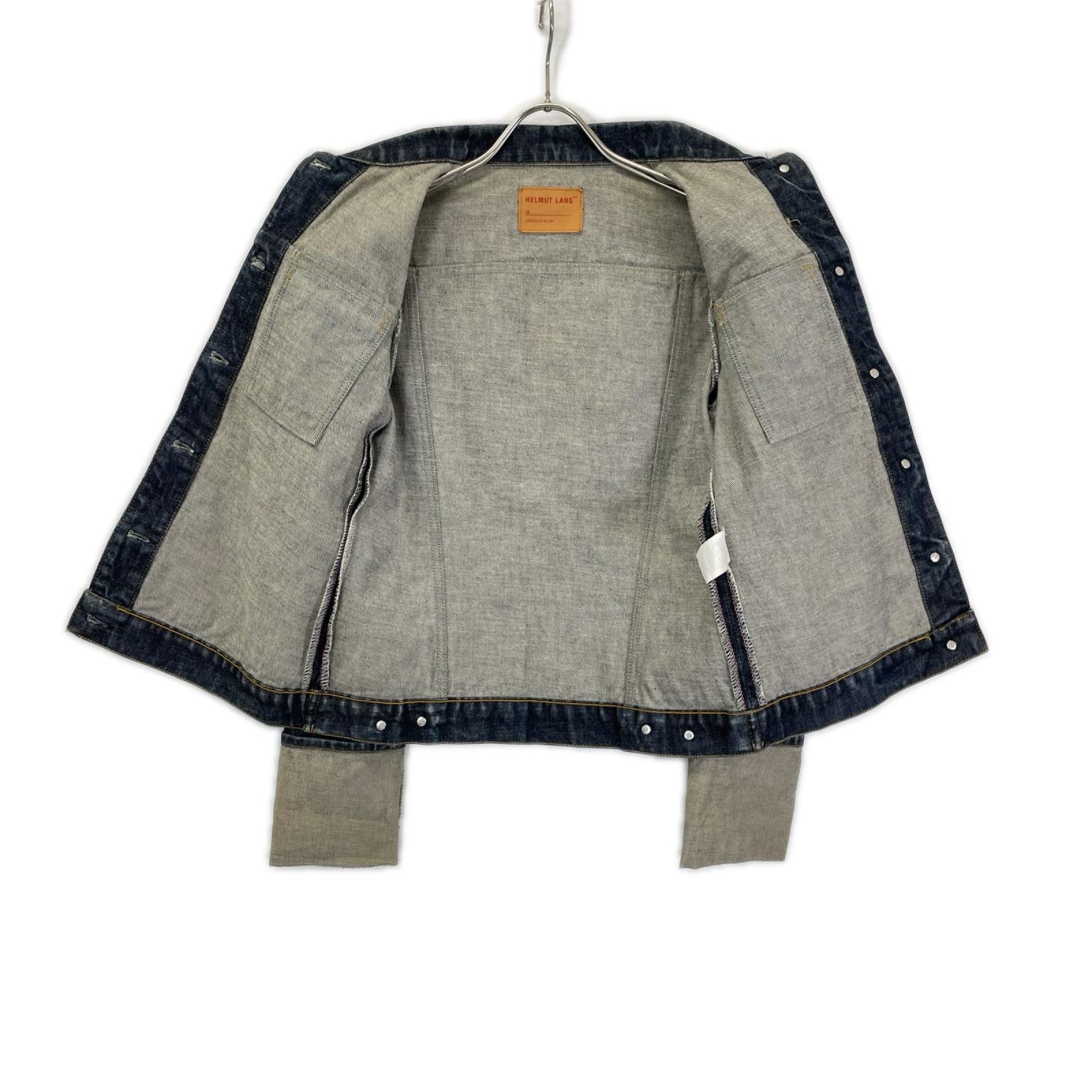 Helmut Lang ヘルムートラング 1997年 本人期 インディゴブルー ロールアップ デニムジャケット ジャケット