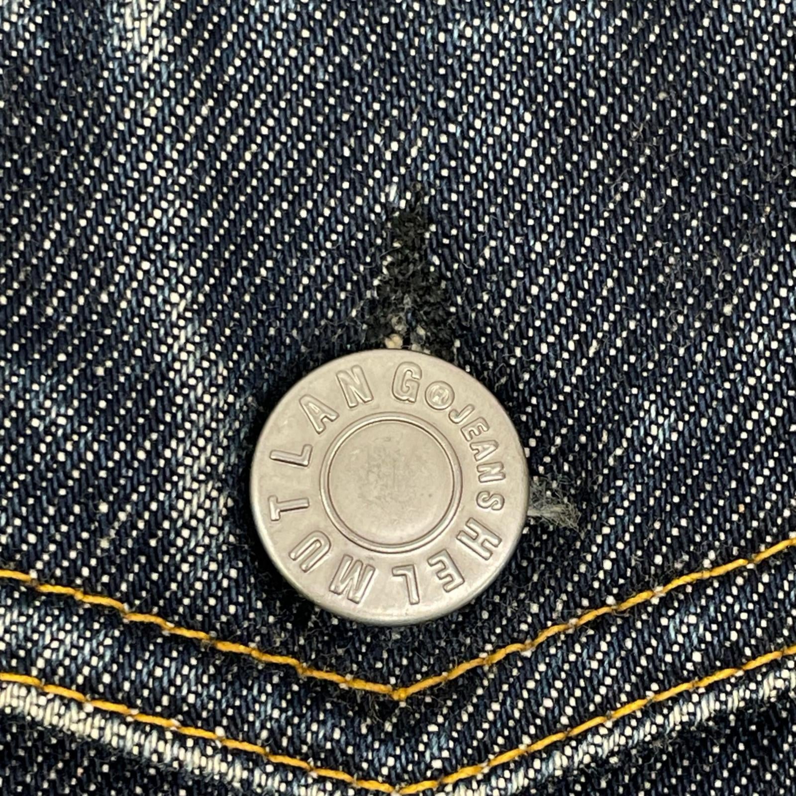 Helmut Lang ヘルムートラング 1997年 本人期 インディゴブルー ロールアップ デニムジャケット ジャケット