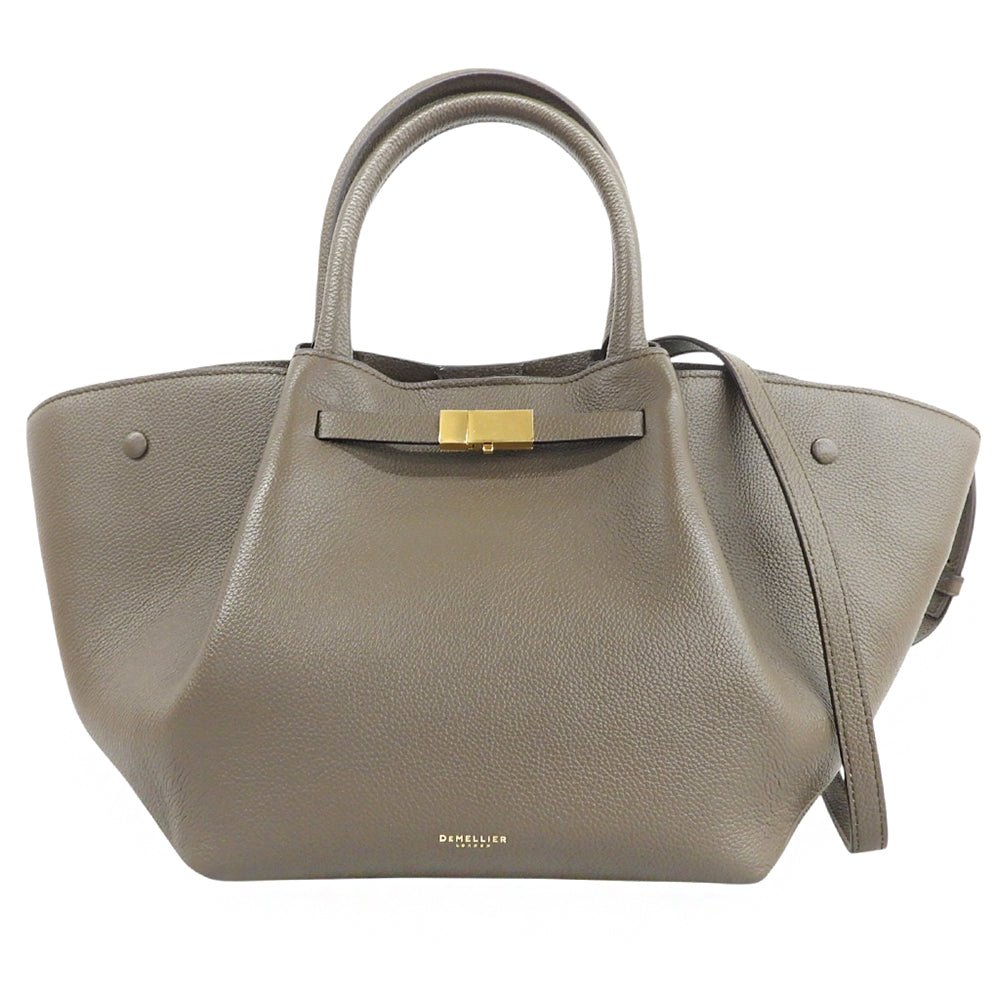 DEMELLIER デメリエー 美品 THE NEW YORK 2WAY トートバッグ レディース ブラウン トートバッグ