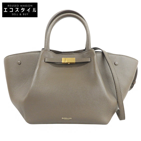 DEMELLIER デメリエー 美品 THE NEW YORK 2WAY トートバッグ レディース ブラウン トートバッグ