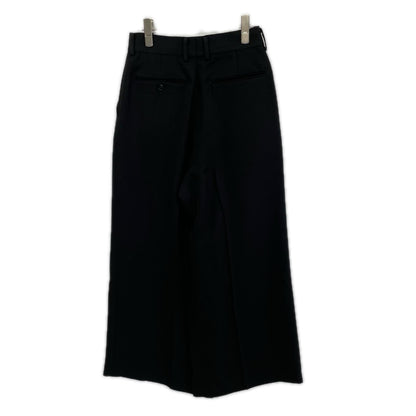 HYKE ハイク 25年製 ブラック OXFORD WIDE LEG PANTS ボトムス