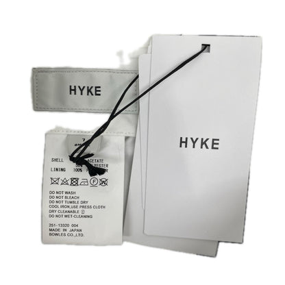 HYKE ハイク 25年製 ブラック OXFORD WIDE LEG PANTS ボトムス