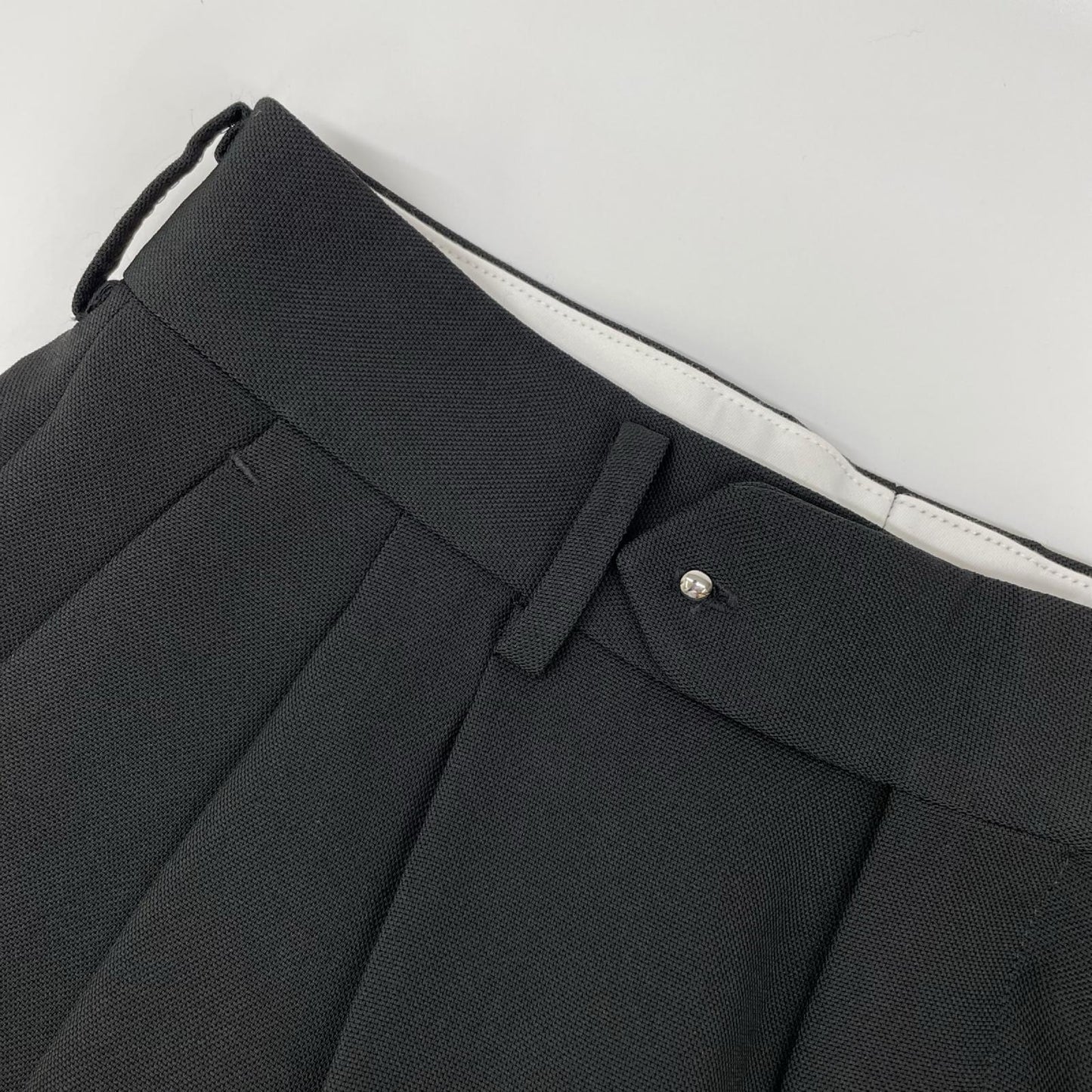 HYKE ハイク 25年製 ブラック OXFORD WIDE LEG PANTS ボトムス