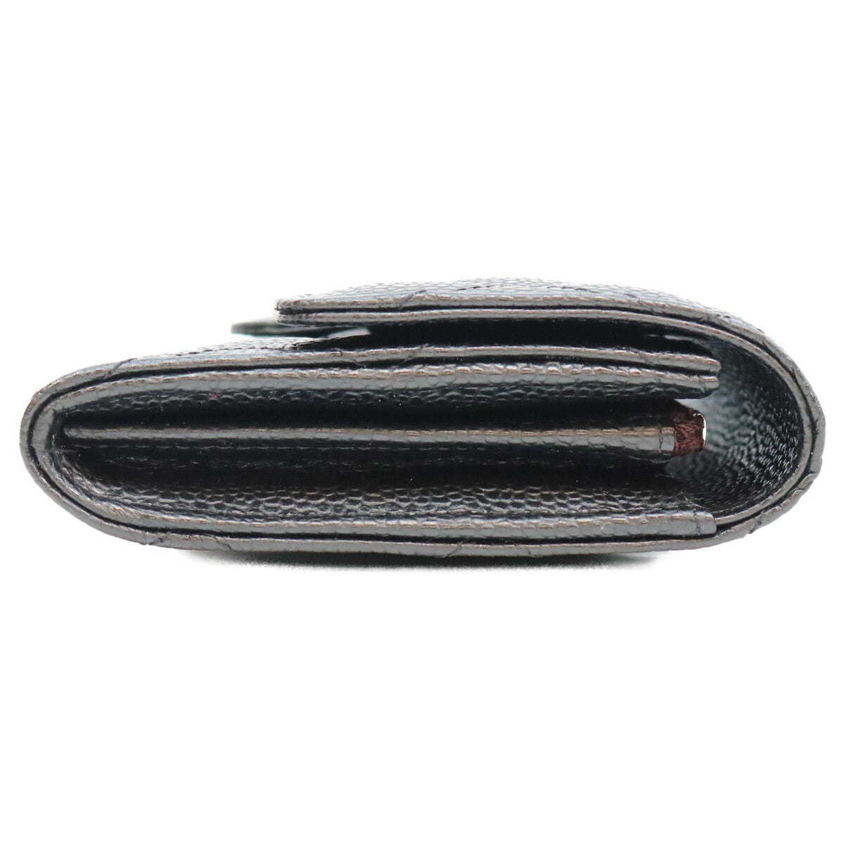 CHANEL シャネル AP0241 黒 キャビア SV金具 マトラッセ クラシックロングフラップウォレット 長財布 長財布（小銭入れあり）