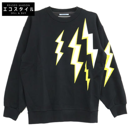 PRADA プラダ ｘUNIVERSAL STUDIOUS【国内正規】19AW UJL100 S192 フランケンシュタイン・カミナリパッチ クルーネックプルオーバー スウェットシャツ トップス