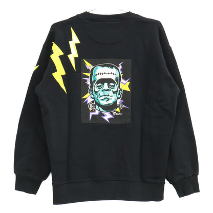 PRADA プラダ ｘUNIVERSAL STUDIOUS【国内正規】19AW UJL100 S192 フランケンシュタイン・カミナリパッチ クルーネックプルオーバー スウェットシャツ トップス