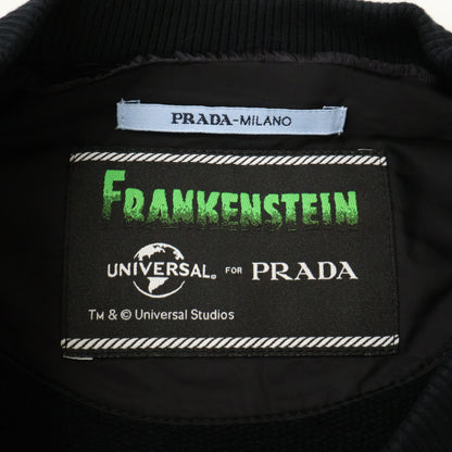 PRADA プラダ ｘUNIVERSAL STUDIOUS【国内正規】19AW UJL100 S192 フランケンシュタイン・カミナリパッチ クルーネックプルオーバー スウェットシャツ トップス