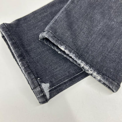 DSQUARED2 ディースクエアード 22AW S71LB1048 グレー×ホワイト SUPER TWINKY/スーパートゥインキー リペア/ペイント加工 デニムパンツ ボトムス