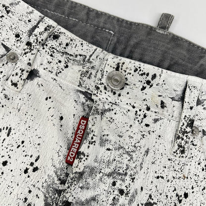 DSQUARED2 ディースクエアード 22SS S74LB1075 グレー Cool Guy/クールガイ Dペイント デニムパンツ ボトムス