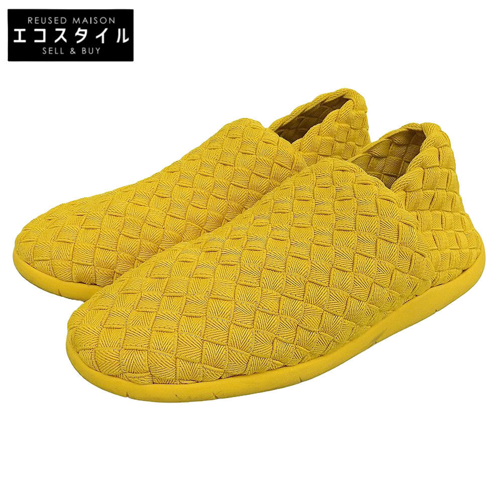 BOTTEGA VENETA ボッテガヴェネタ イントレチャート スリッポン スニーカー シューズ メンズ イエロー 40 シューズ