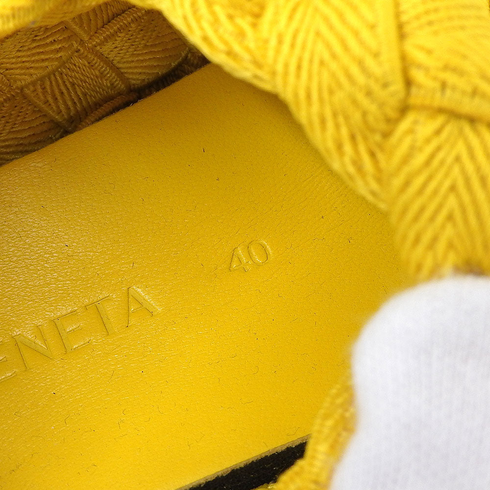 BOTTEGA VENETA ボッテガヴェネタ イントレチャート スリッポン スニーカー シューズ メンズ イエロー 40 シューズ