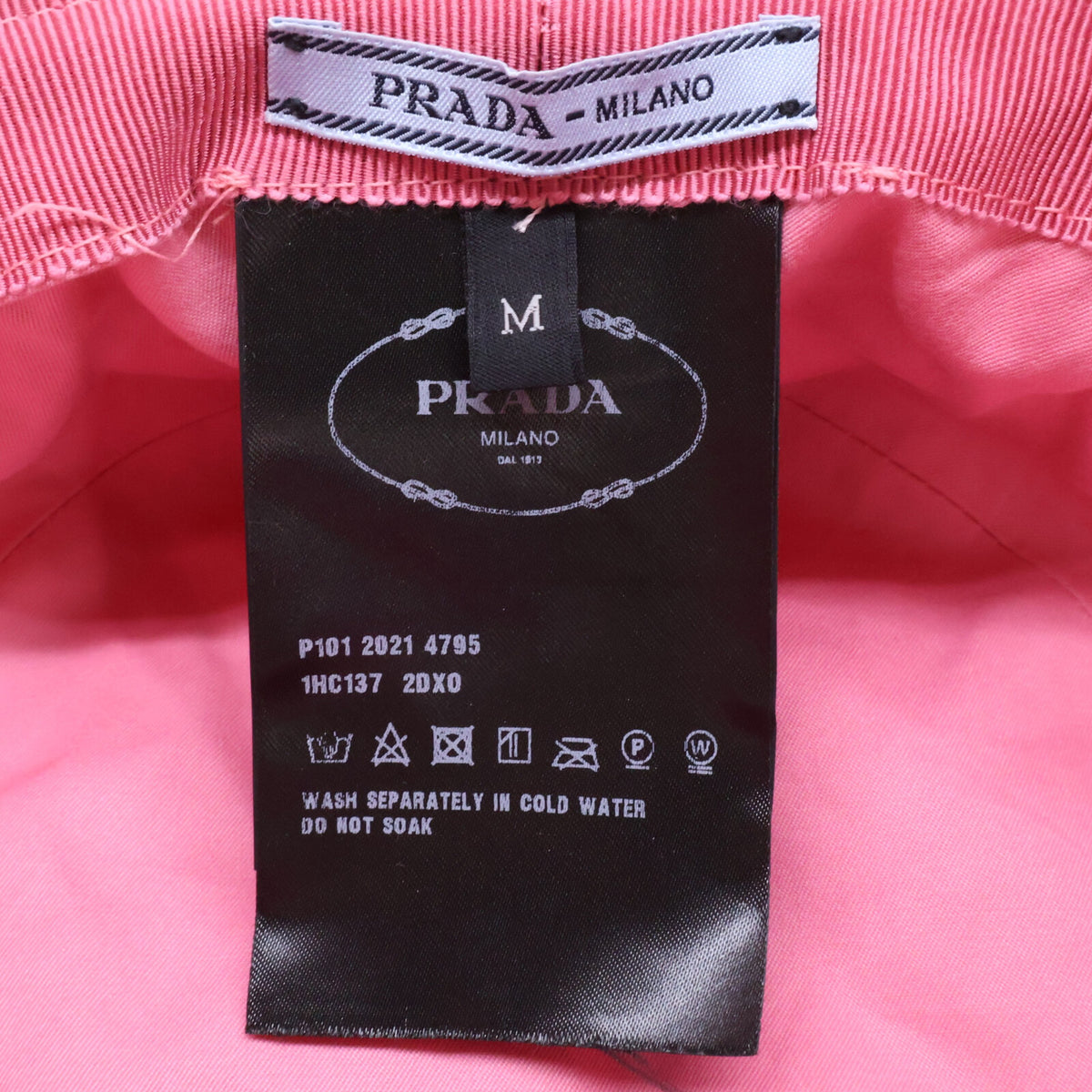 PRADA プラダ 【即決/国内正規】1HC137 2DX0 テリークロス バケットハット 帽子