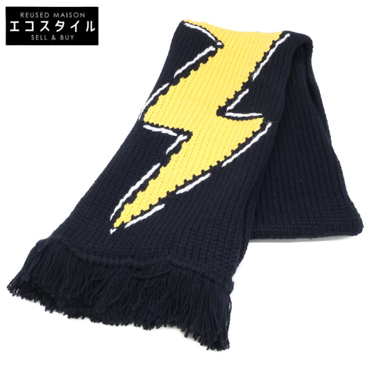 PRADA 【Buy now/Domestic authorized】UMS342 S192 MPI Thunder wool scarf