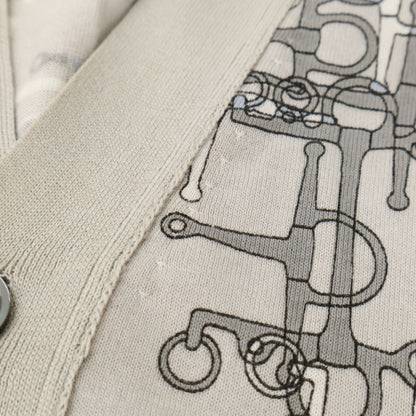 HERMES エルメス 【国内正規】ホースビット柄 コットン カーディガン トップス