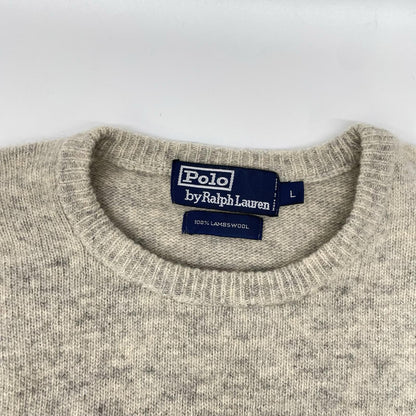 POLObyRalphLauren ポロラルフローレン 90's グレー プルオーバーウールニット トップス